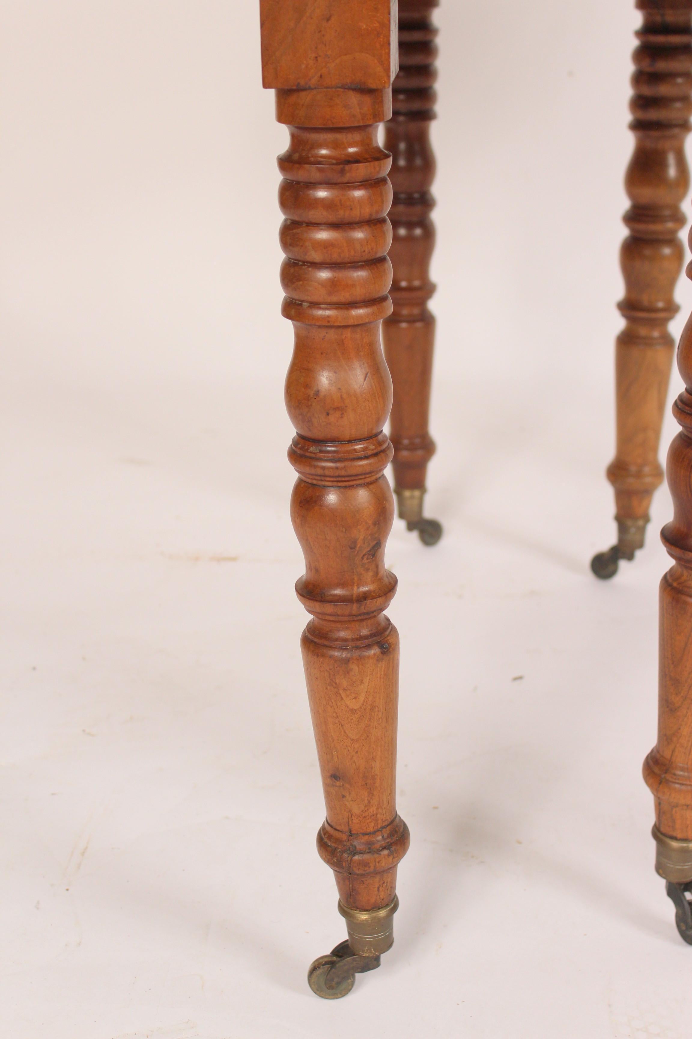 Louis Philippe Birch Drop-Leaf Table 5
