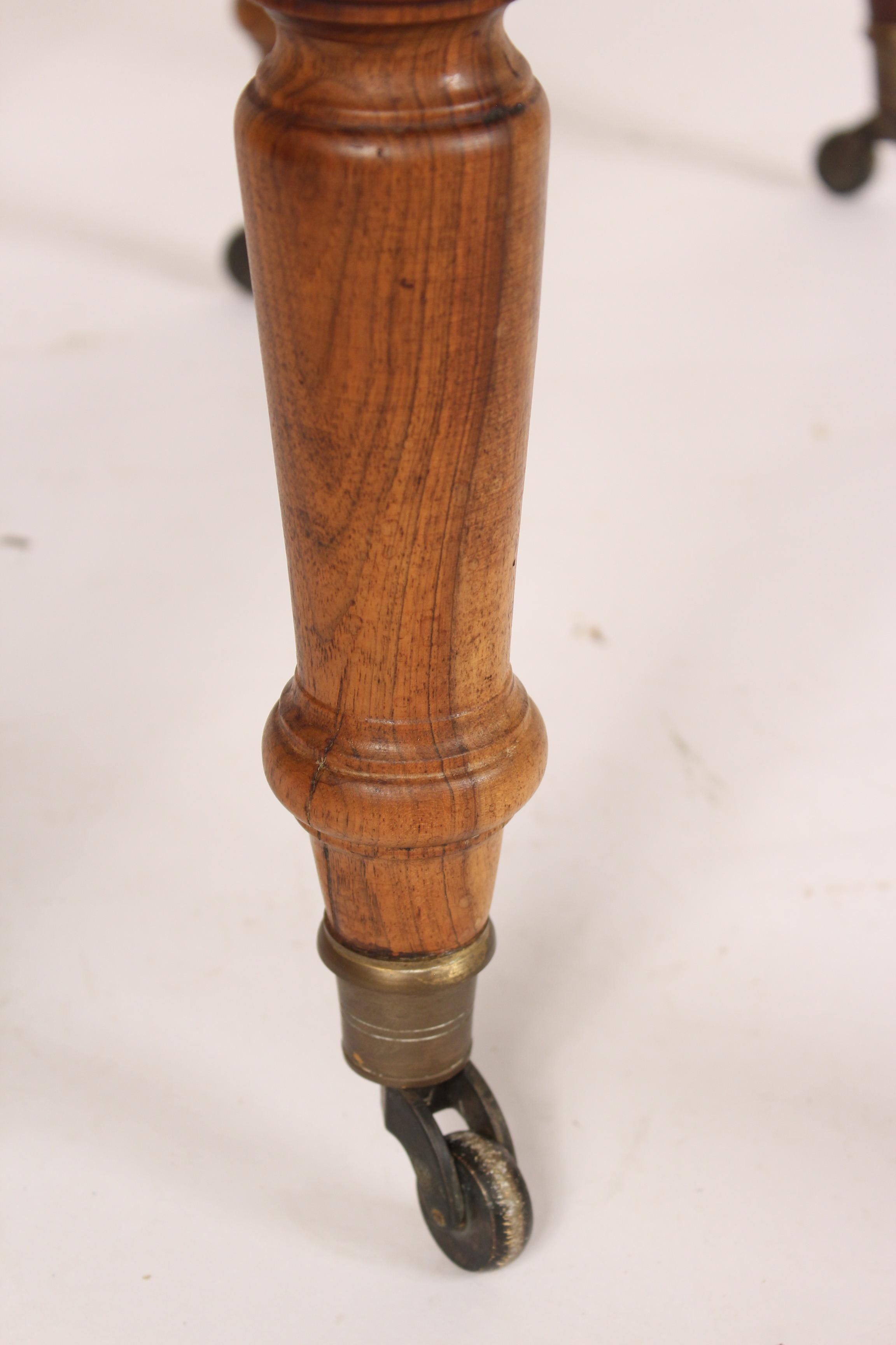 Louis Philippe Birch Drop-Leaf Table 6