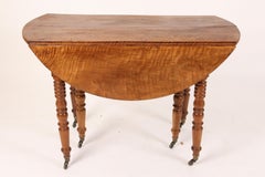 Louis Philippe Birch Drop-Leaf Table