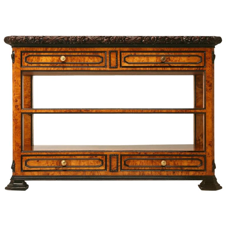 Louis Philippe Bird's-Eye Maple Server, circa 1860