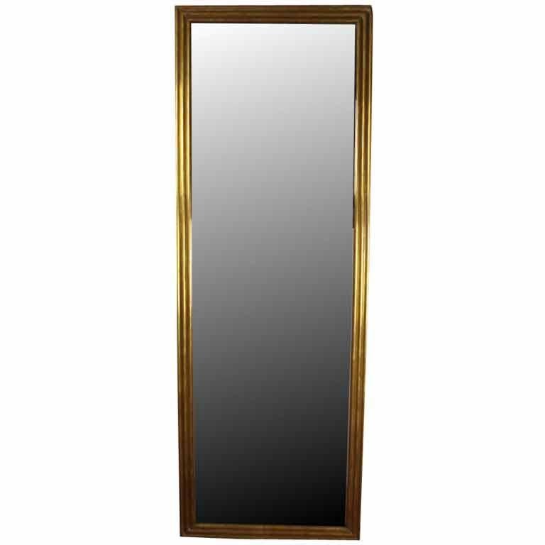Louis Philippe Brass Mirror In Excellent Condition In St. Louis, MO