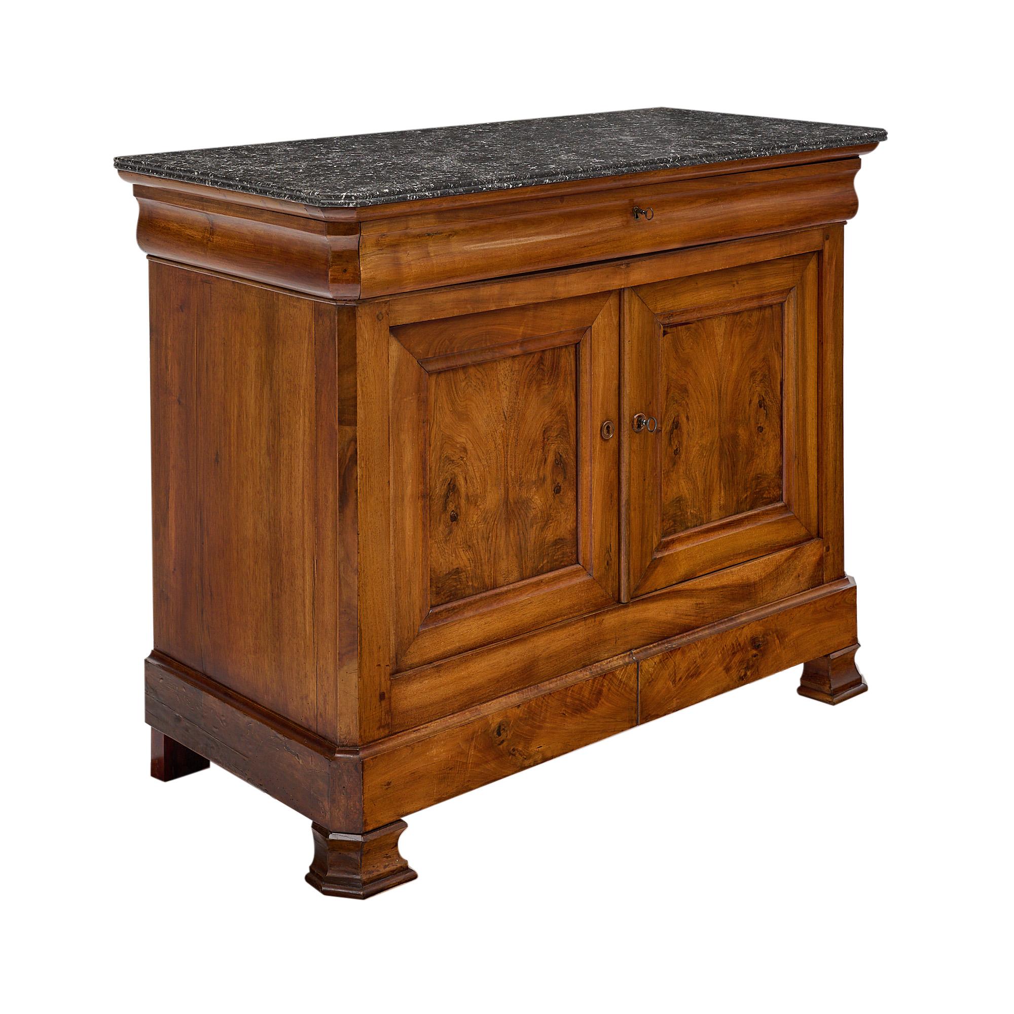 French Louis Philippe Buffet with Marble Top