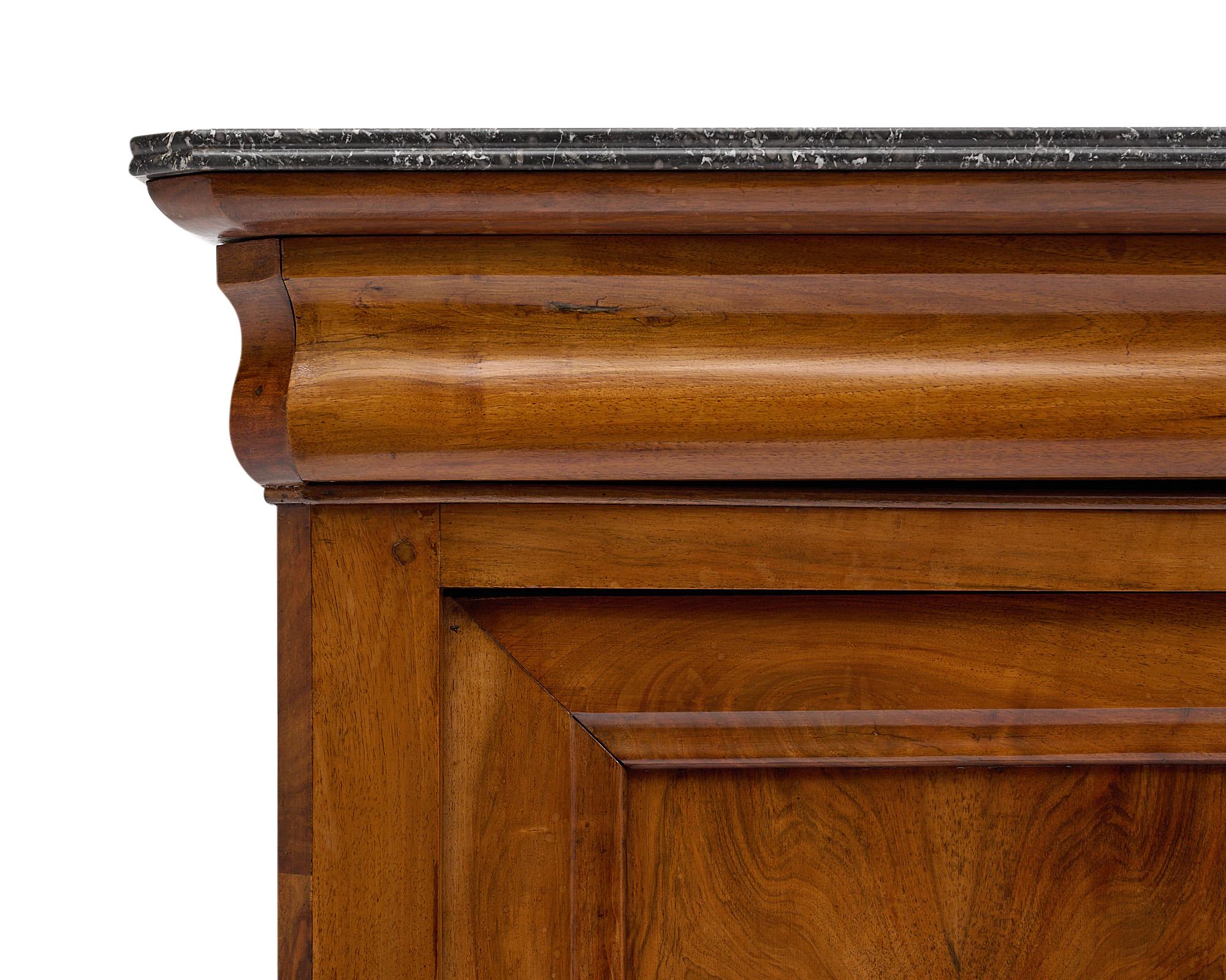 Mid-19th Century Louis Philippe Buffet with Marble Top