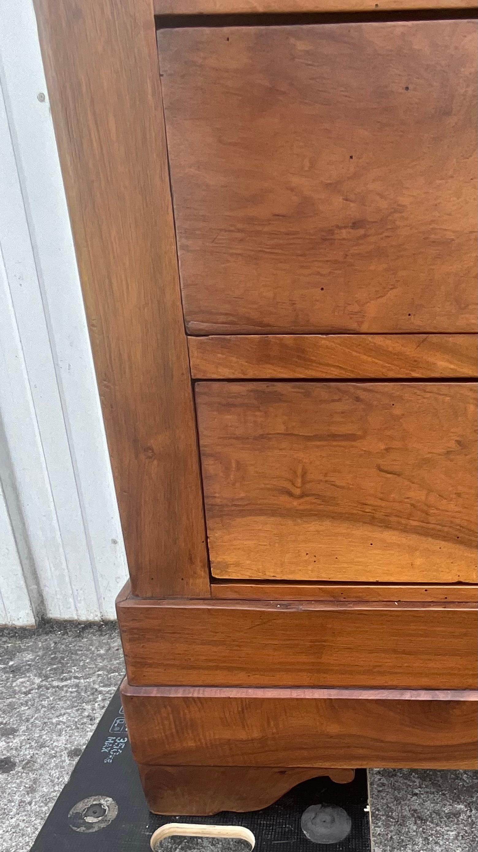 Louis Philippe Chest Of Drawers In Burl Walnut Late 19th 10