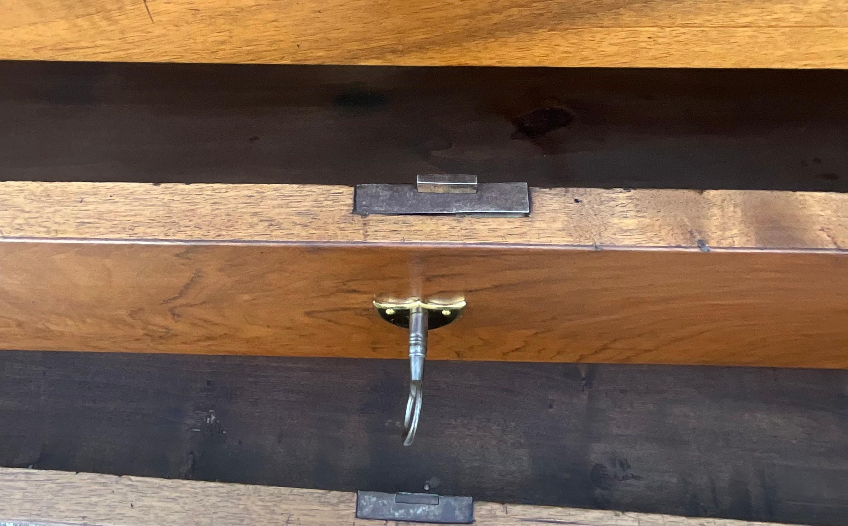 Louis Philippe Chest Of Drawers In Burl Walnut Late 19th 2