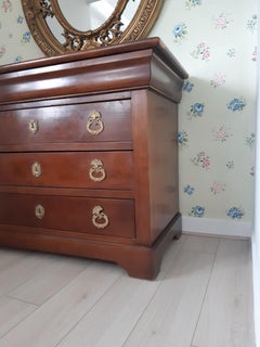 Louis Philippe Chest of Drawers in Cherry Wood