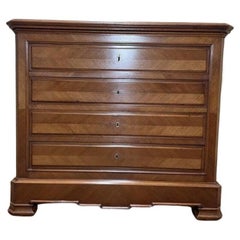 Louis Philippe Chest of Drawers in Restored Walnut, 20th Century