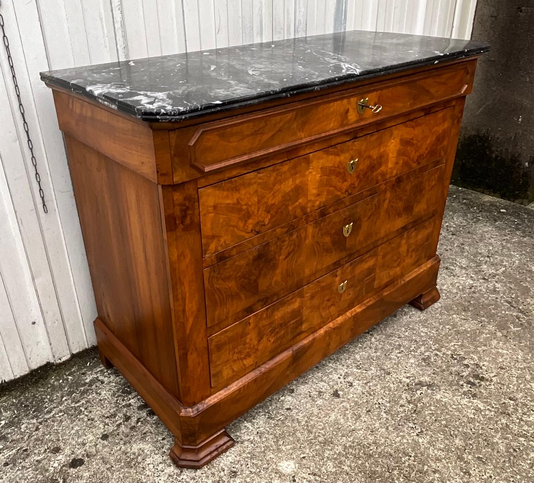 French Louis Philippe Chest Of Drawers, Late 19th Century