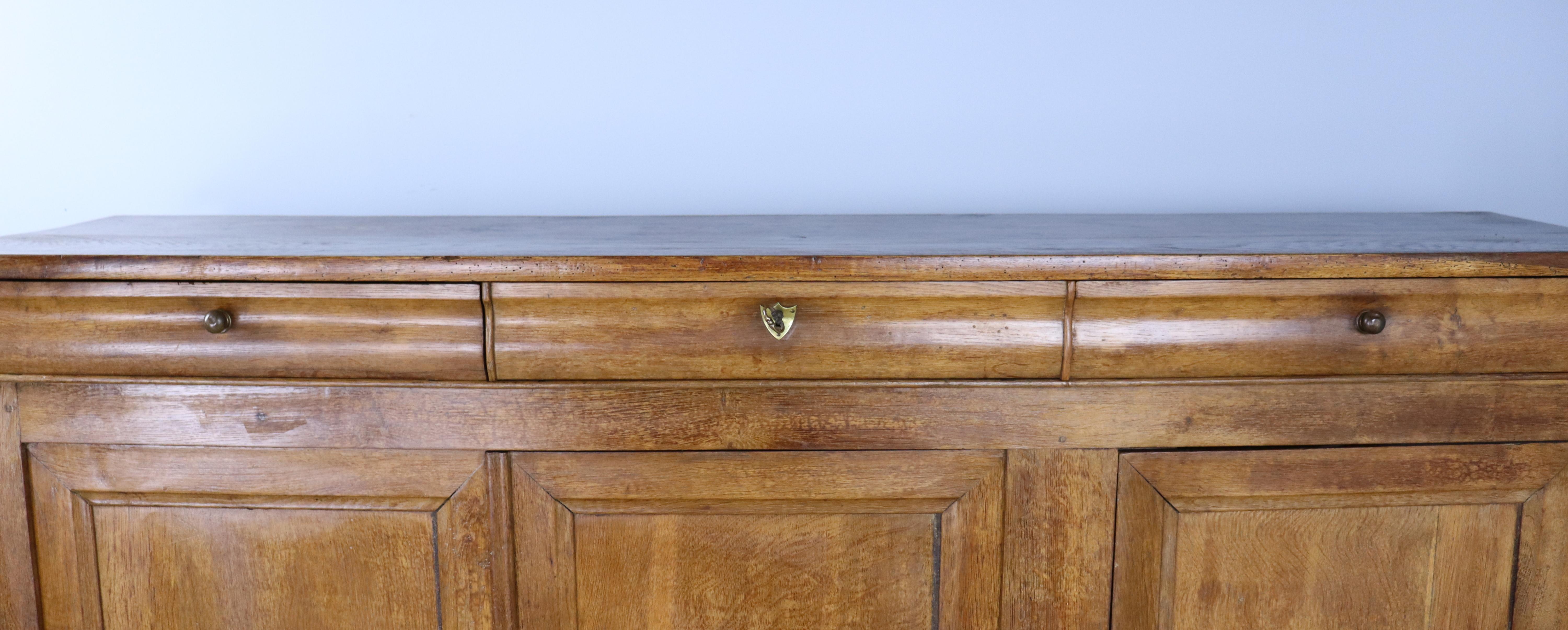 19th Century Louis Philippe Chestnut Enfilade For Sale