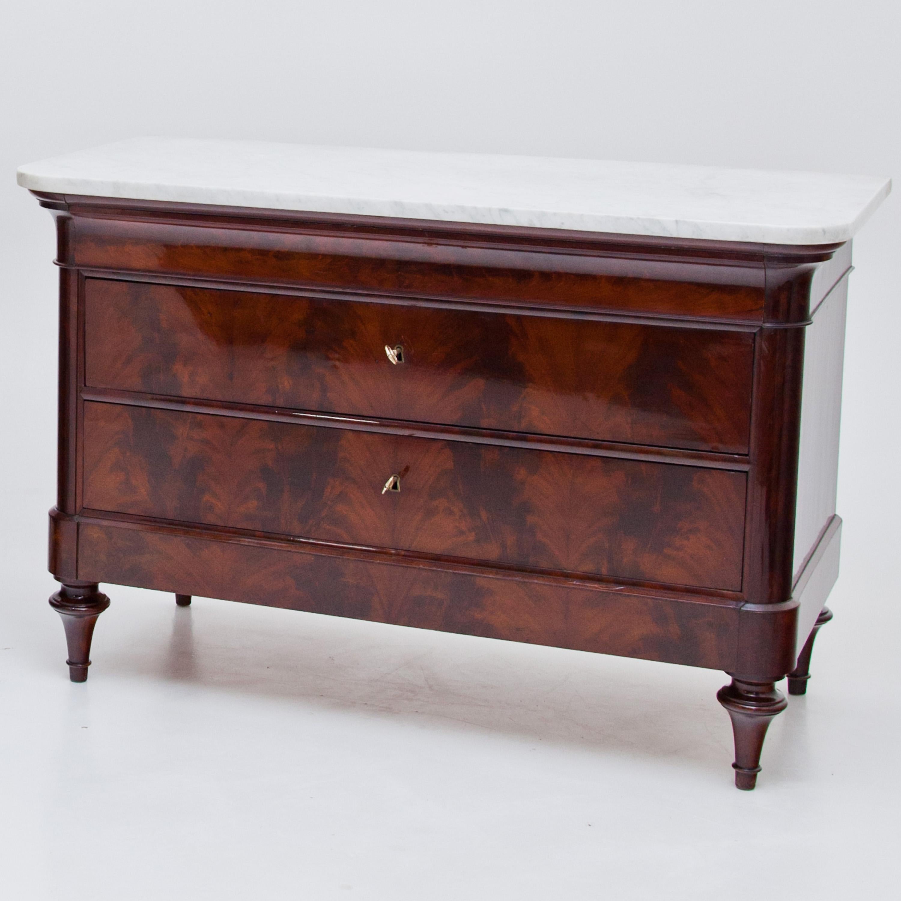 Louis Philippe Chests of Drawers, 1830s-1840s In Good Condition In Greding, DE