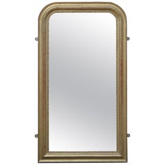 Antique Louis Philippe Design Giltwood Pier Mirror