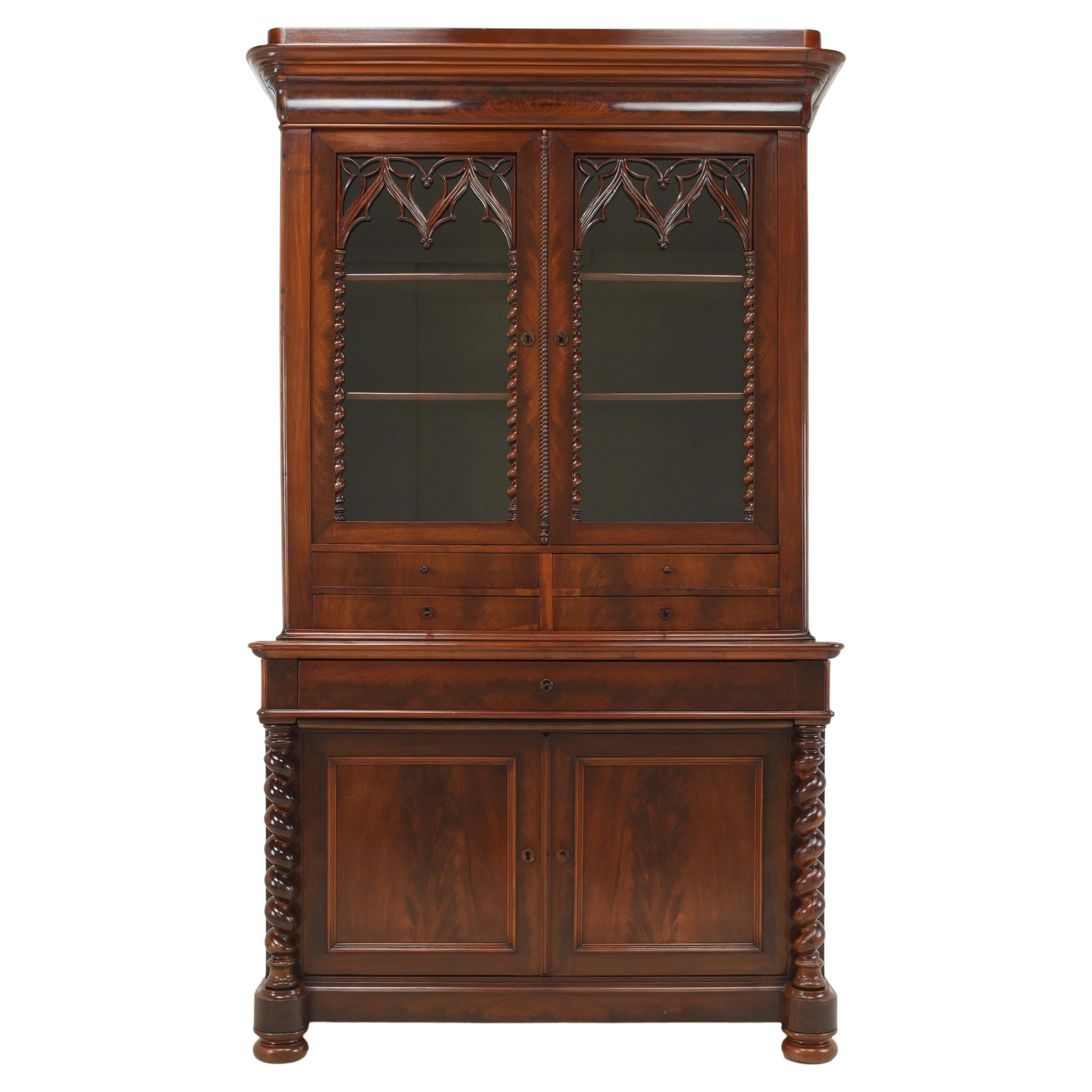 Louis Philippe Display Cabinet / Buffet Cabinet in Mahogany, circa 1880