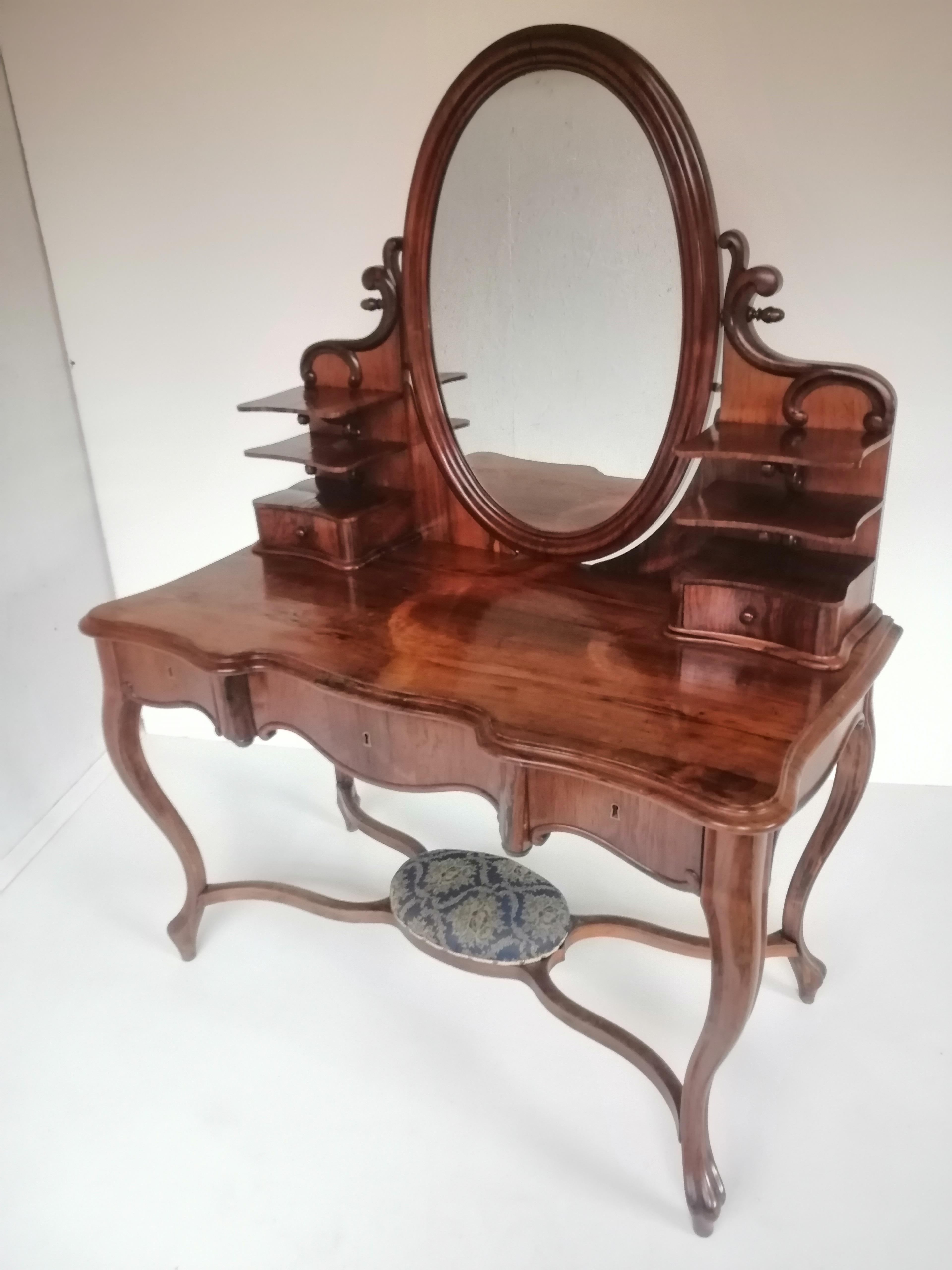 Louis Philippe Dressing Table . For Sale 4
