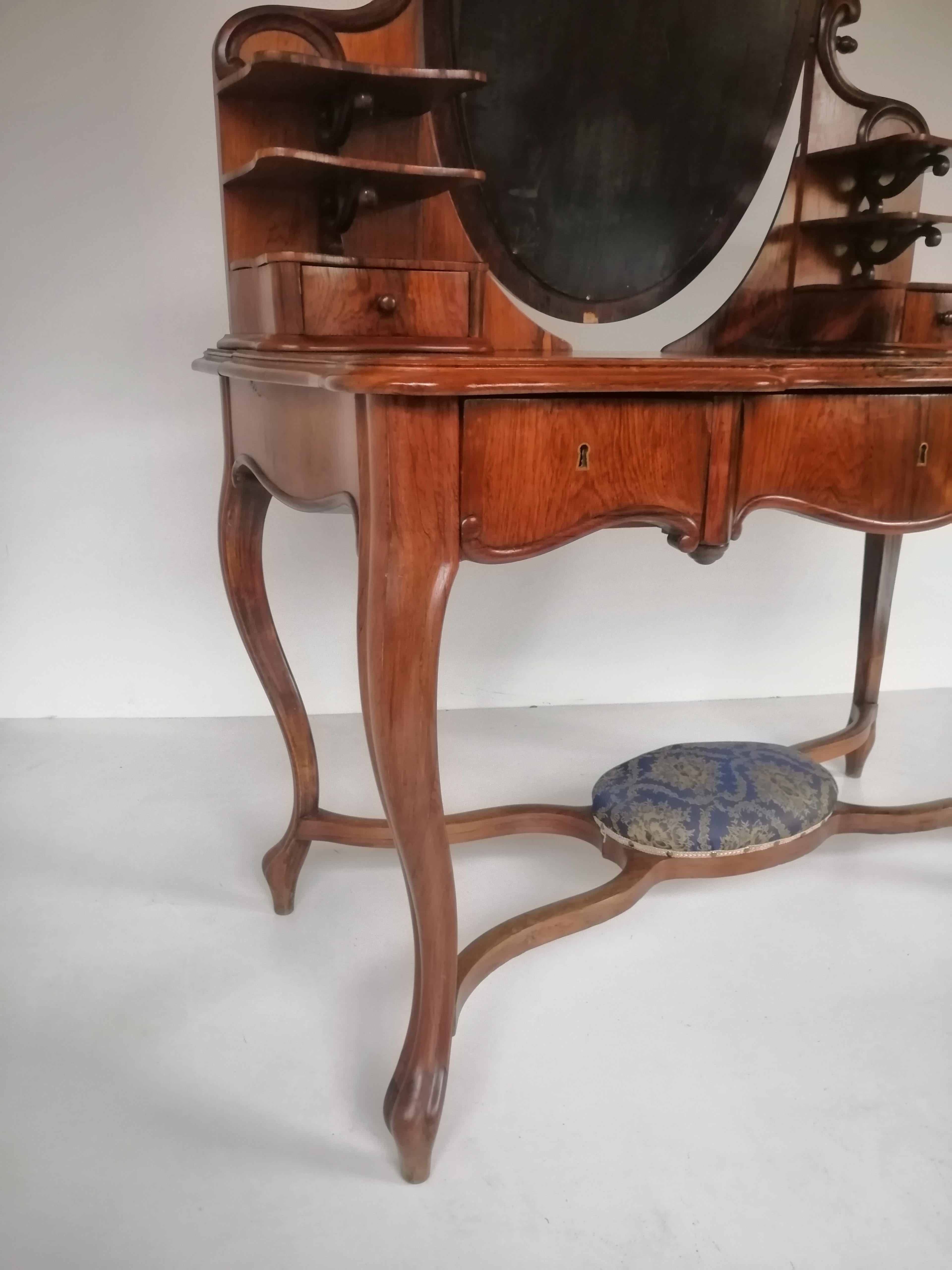 Louis Philippe Dressing Table . For Sale 5