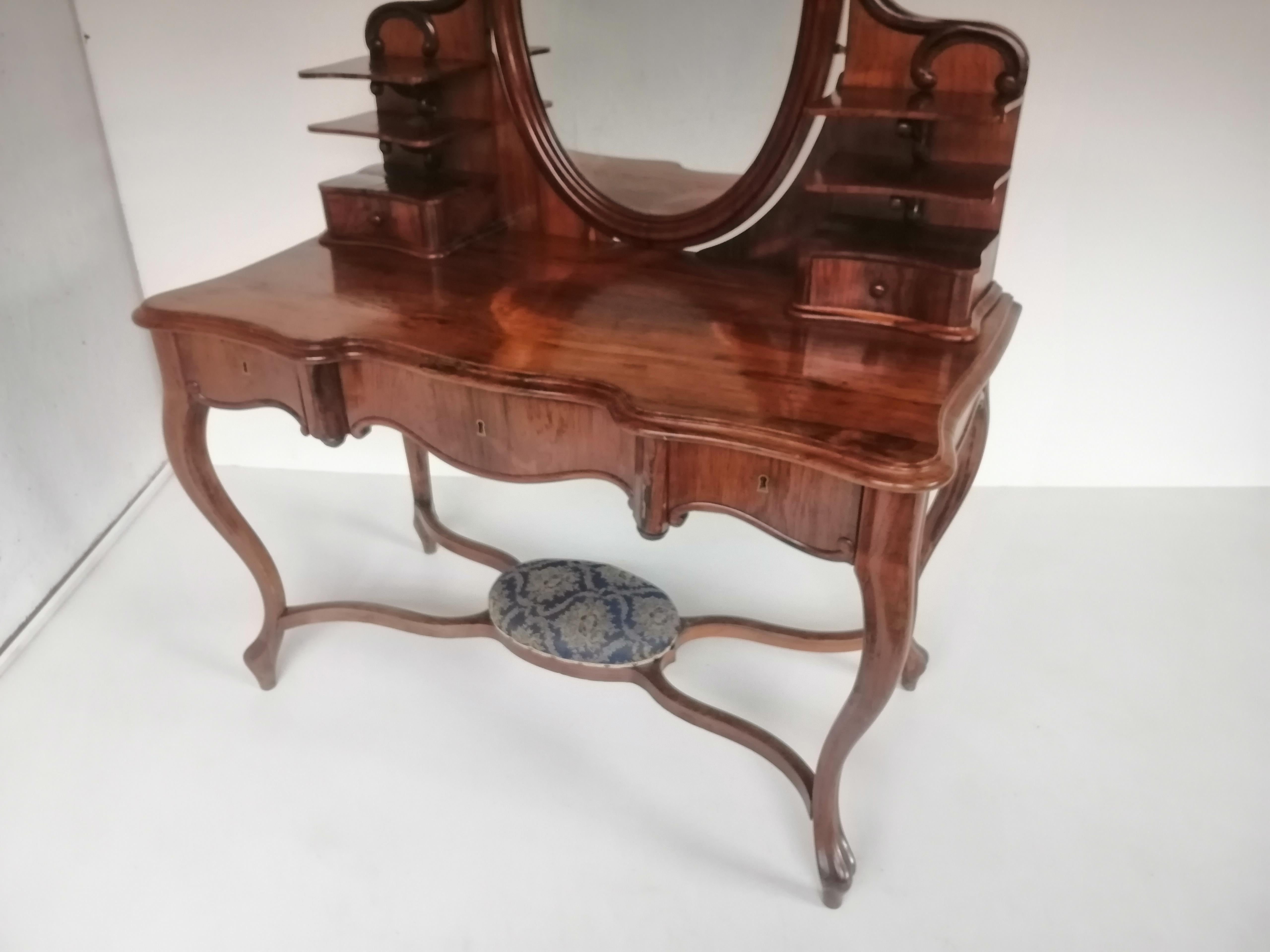 Louis Philippe Dressing Table . For Sale 6