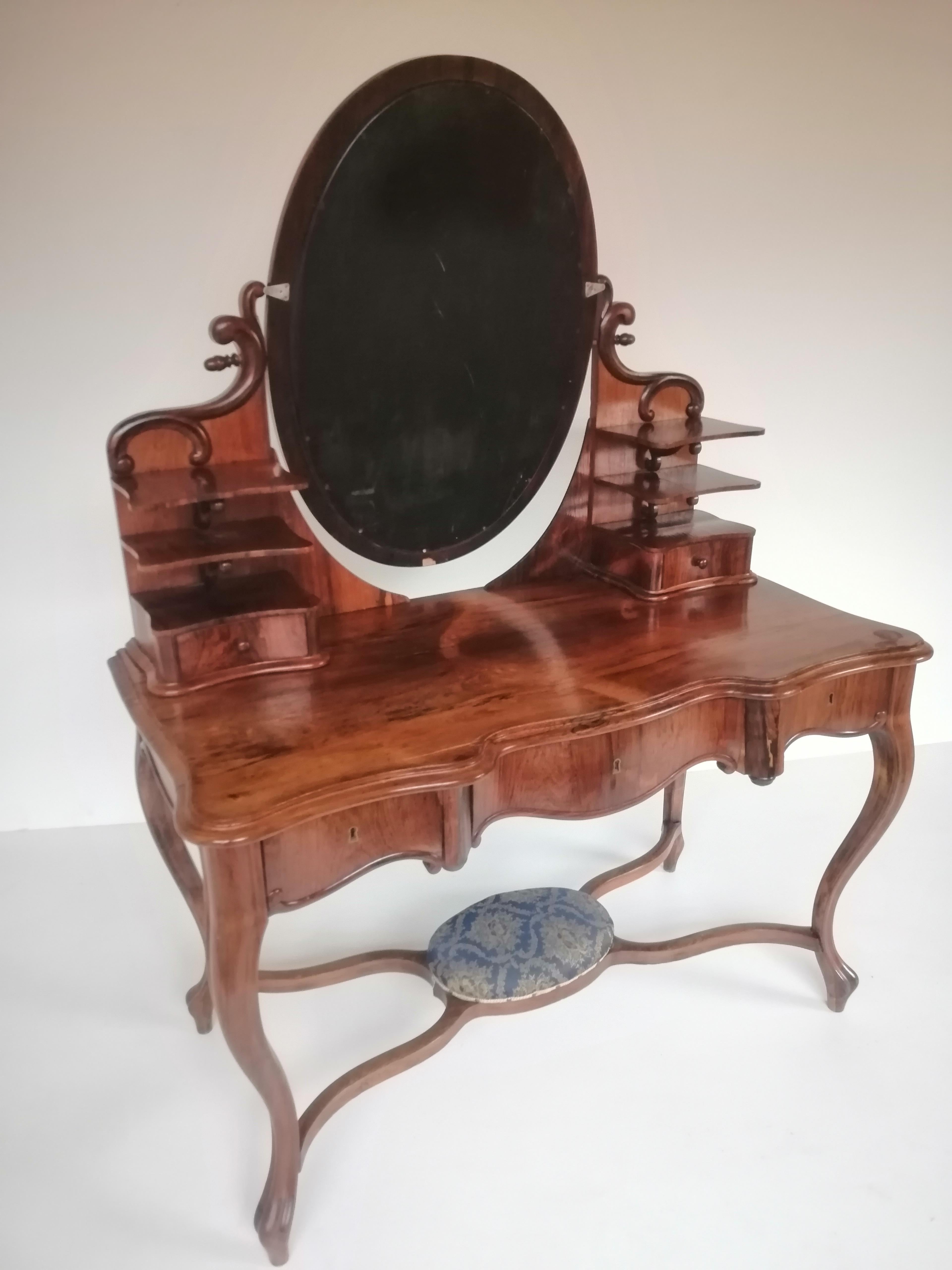 Louis Philippe Dressing Table . For Sale 7