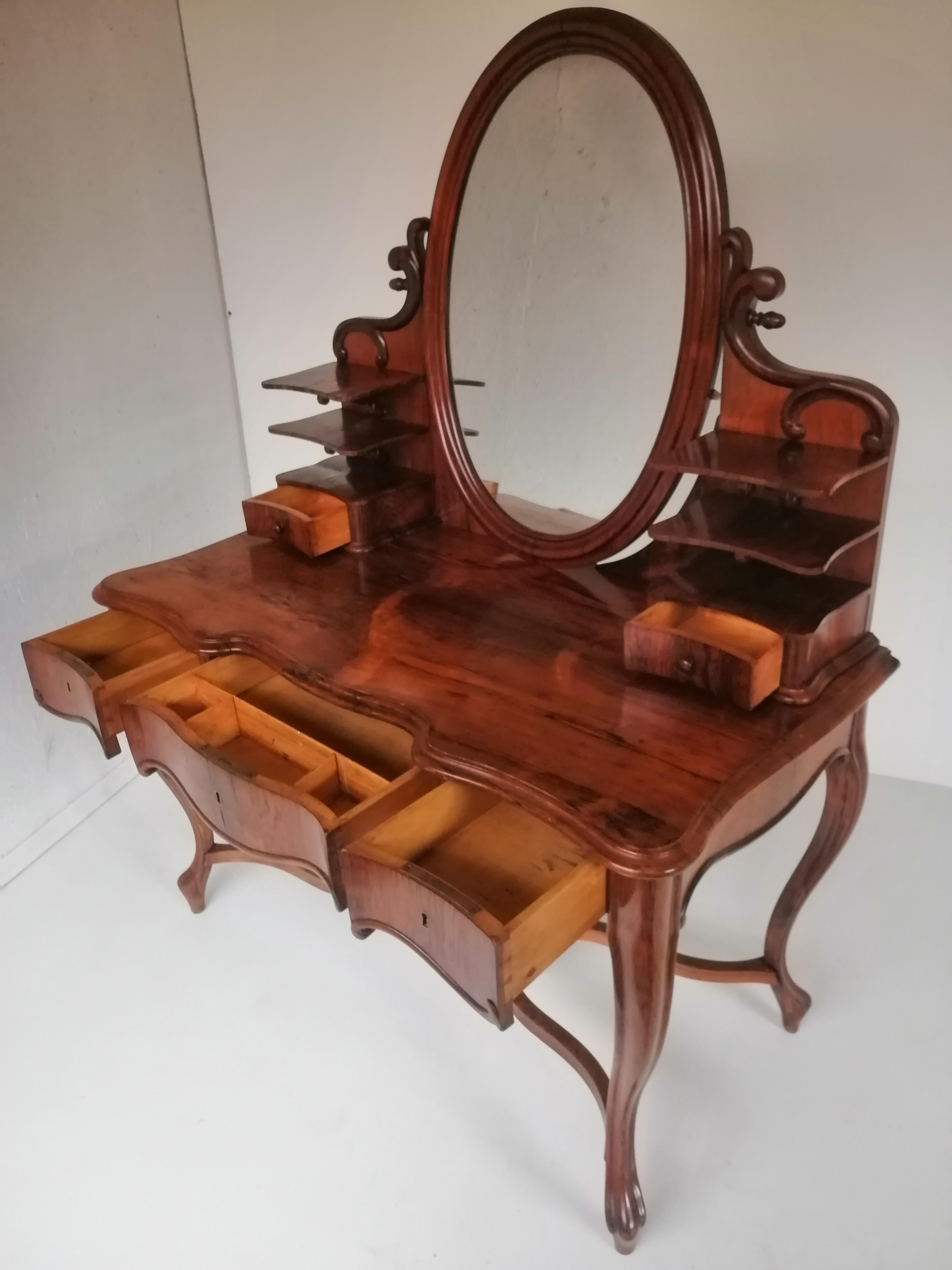 Louis Philippe Dressing Table . For Sale 8