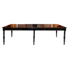 Louis Philippe Ebonized Work Table Antique Louis Philippe Ebonized Work Table