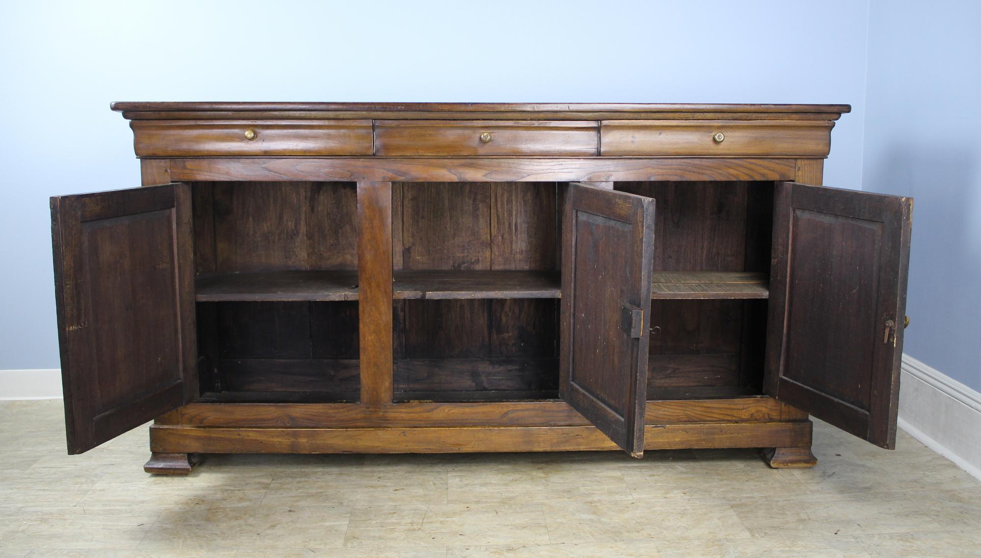 Louis Philippe Elm Enfilade In Good Condition In Port Chester, NY