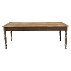 Louis Philippe farmhouse table in solid oak