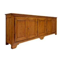 Buffet ancien Louis Philippe French, en bois massif, Circa 1880