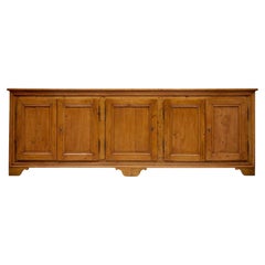 Buffet ancien Louis Philippe French, en bois massif, Circa 1880
