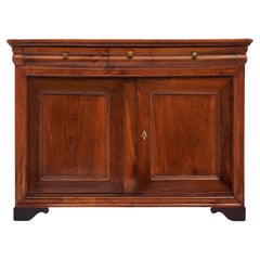 Louis Philippe French Walnut Buffet, Circa 1845