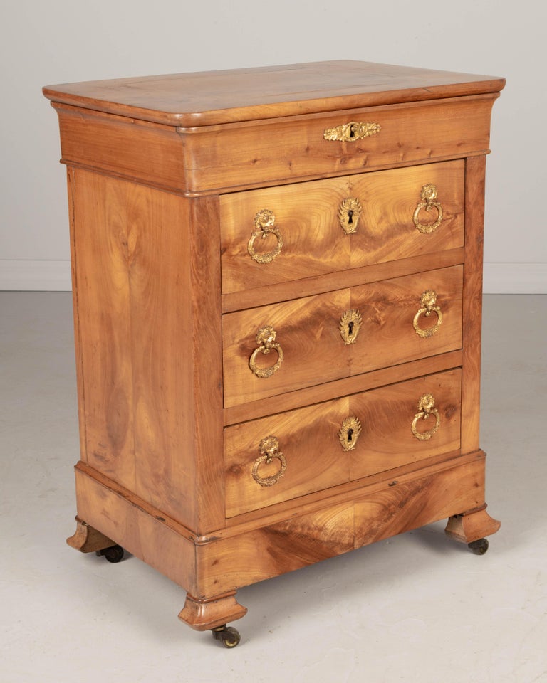 Louis Philippe French Cherry Wood Commode For Sale at 1stDibs