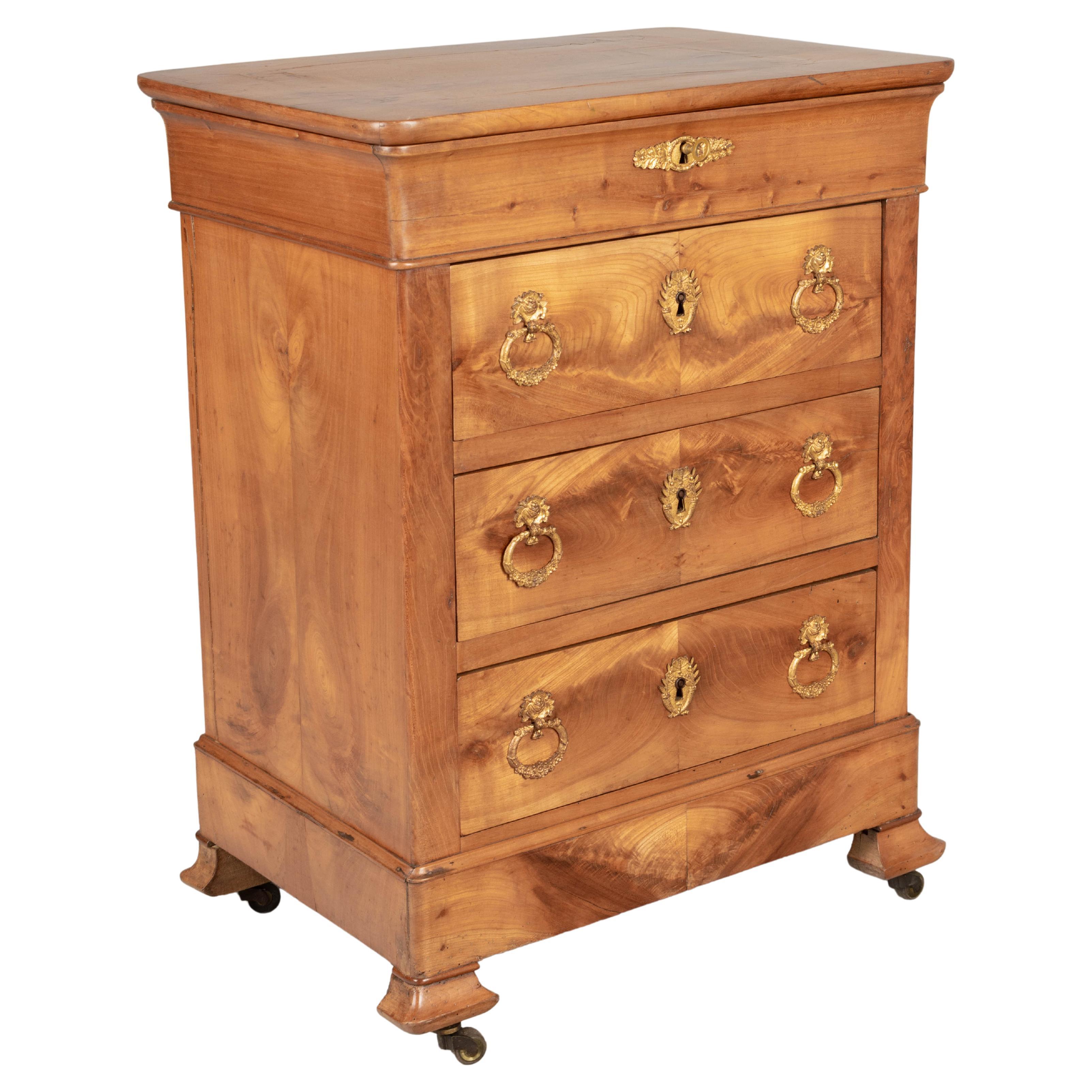 Louis Philippe French Cherry Wood Commode 