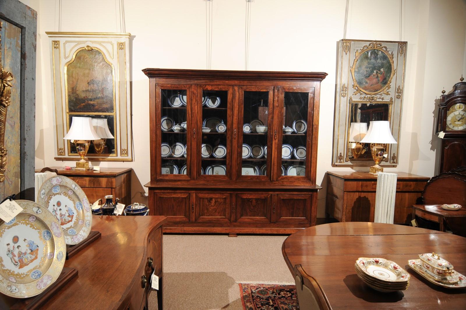 Louis Philippe French Walnut Bookcase, Early 19th Century 3