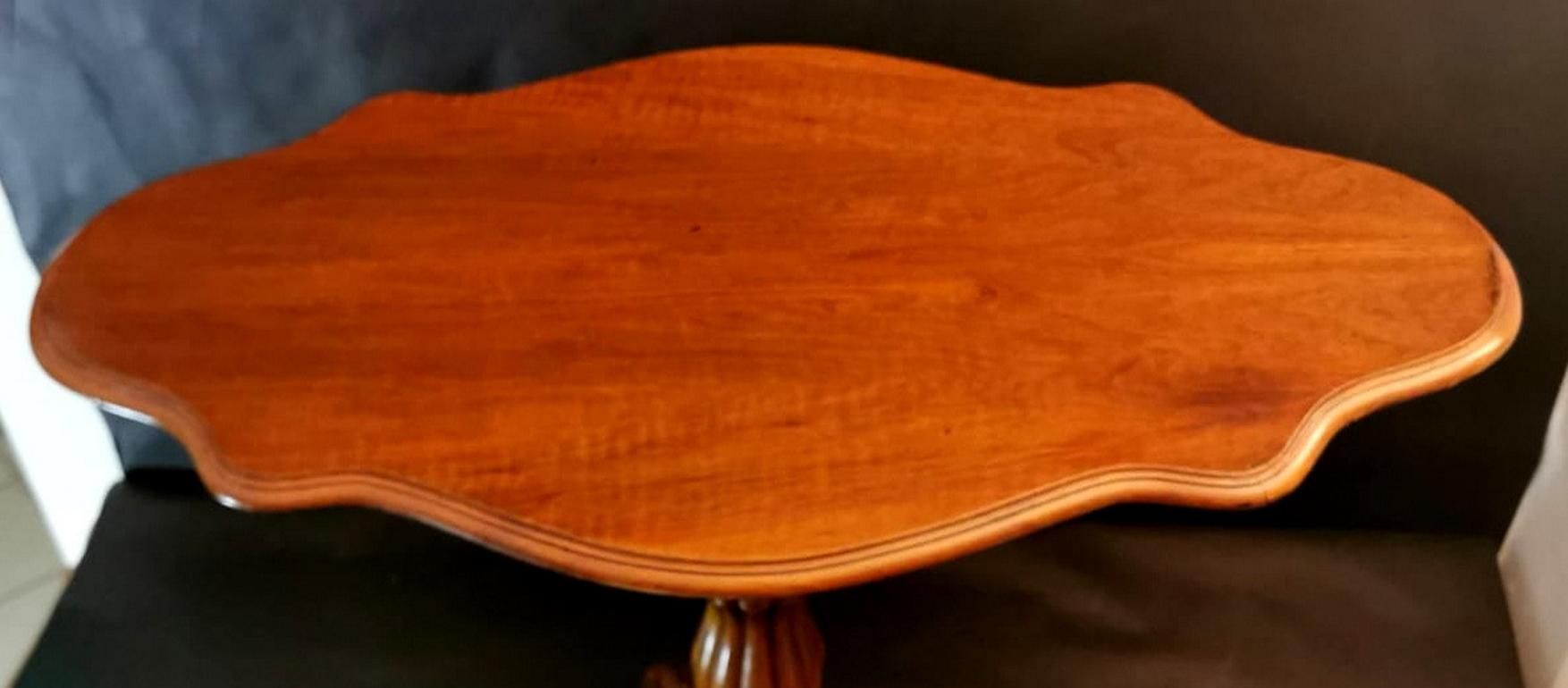 Louis Philippe French Walnut Sail Table For Sale 3