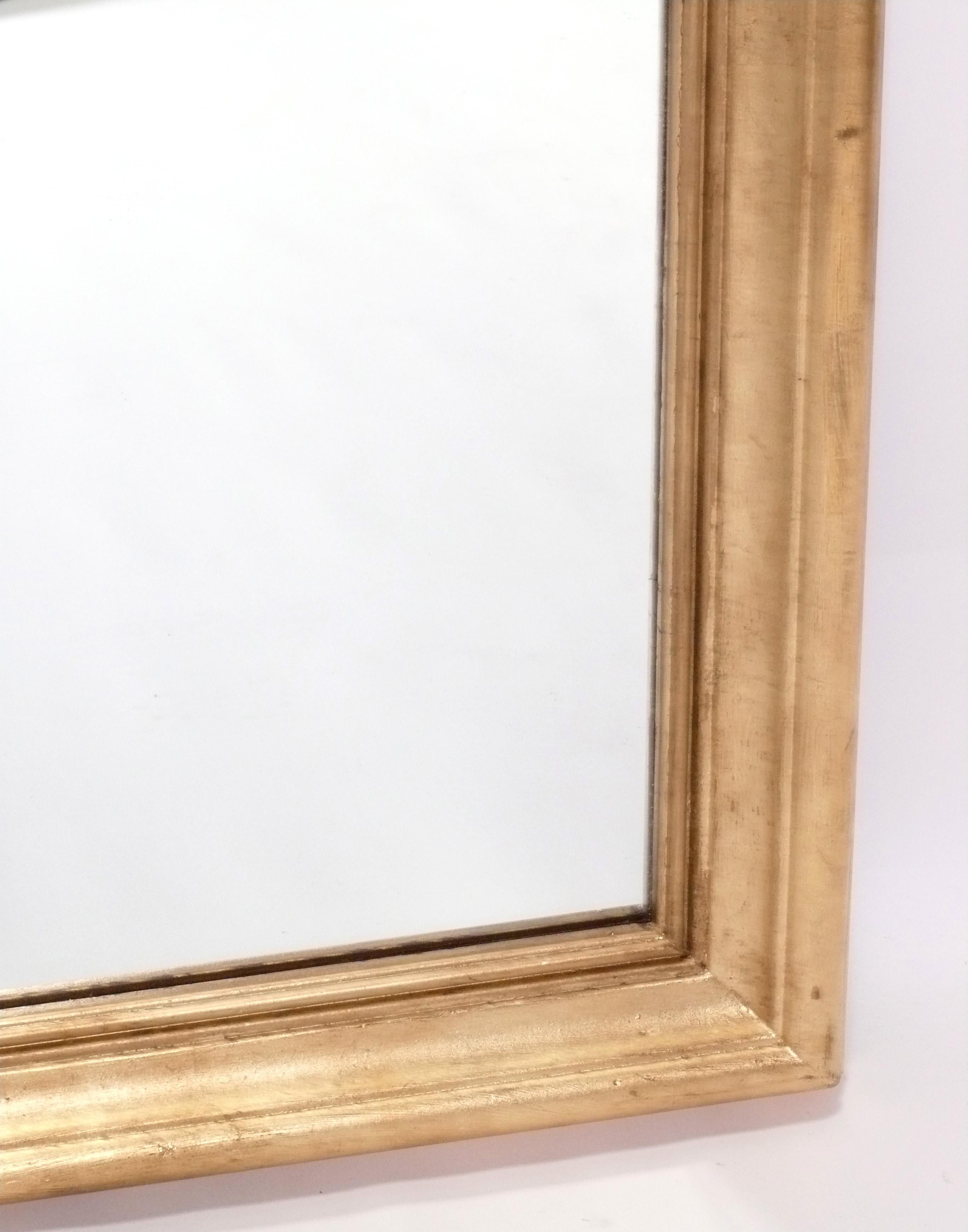 Français Miroir doré Louis Philippe 40.5 