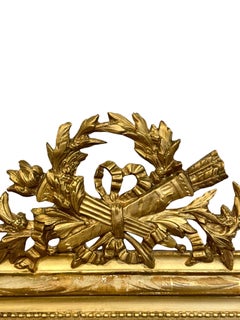 Louis Philippe Giltwood Console Mirror, France Circa 1840