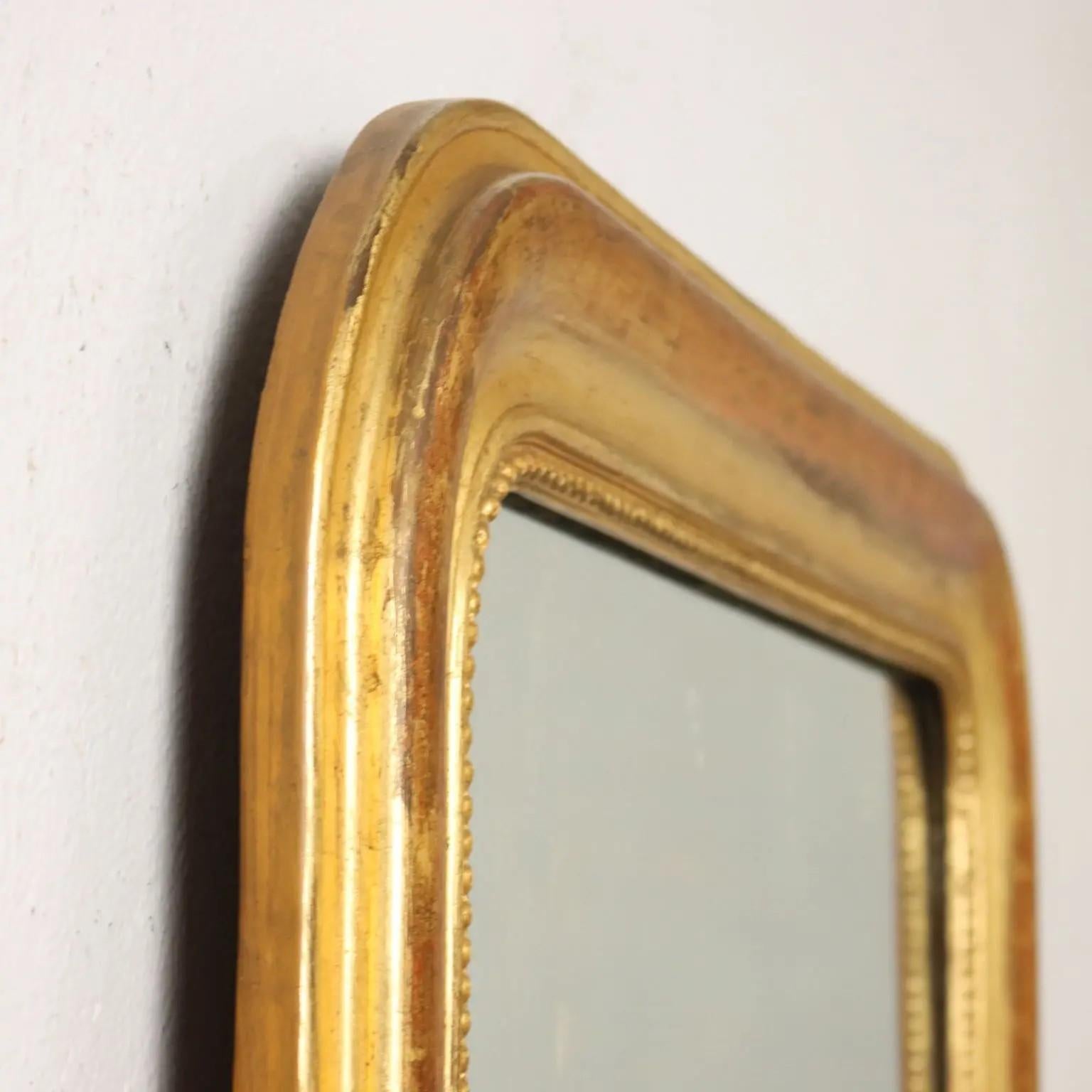 Louis Philippe Giltwood Mirror - Circa 1850 In Good Condition For Sale In Los Angeles, CA