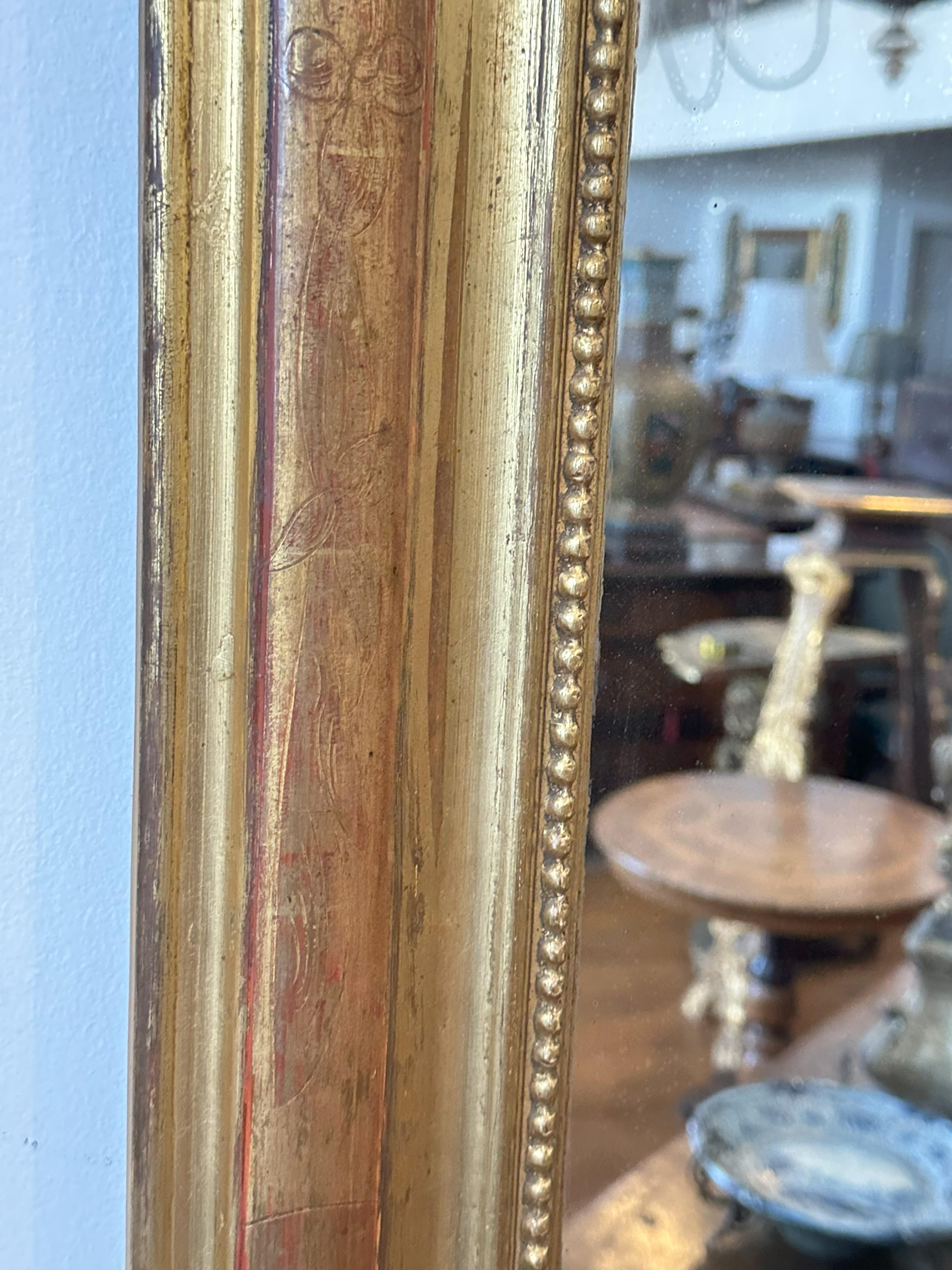Louis Philippe Giltwood Mirror - Circa 1850 For Sale 2