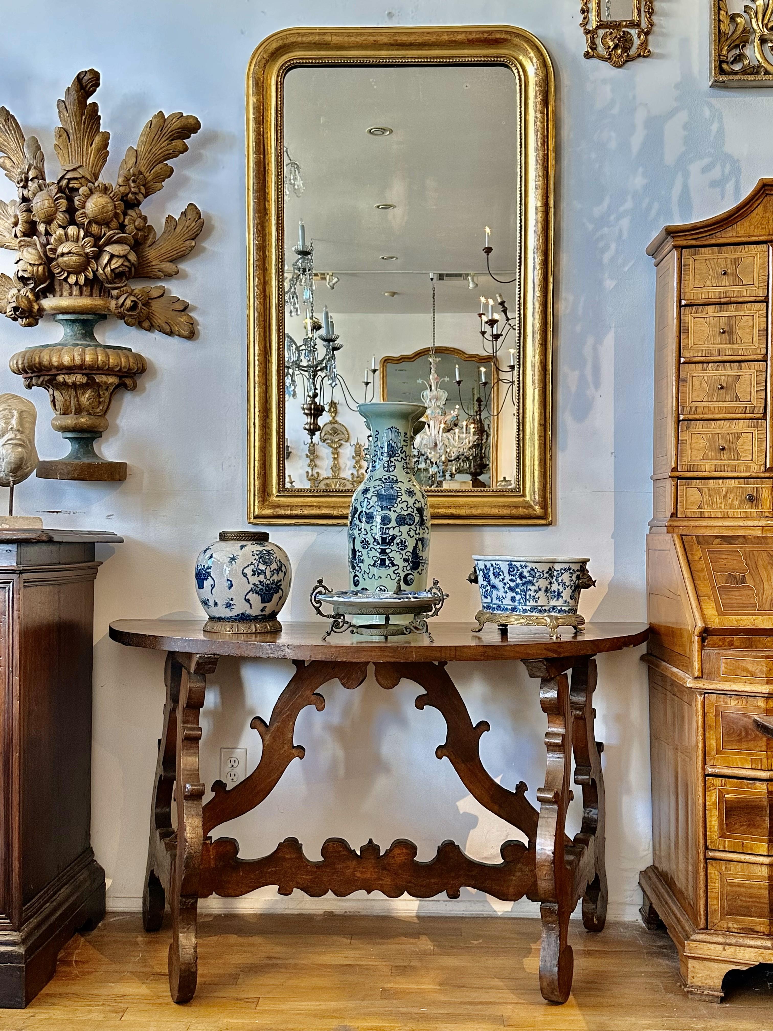 Louis Philippe Giltwood Mirror - Circa 1850 For Sale 3