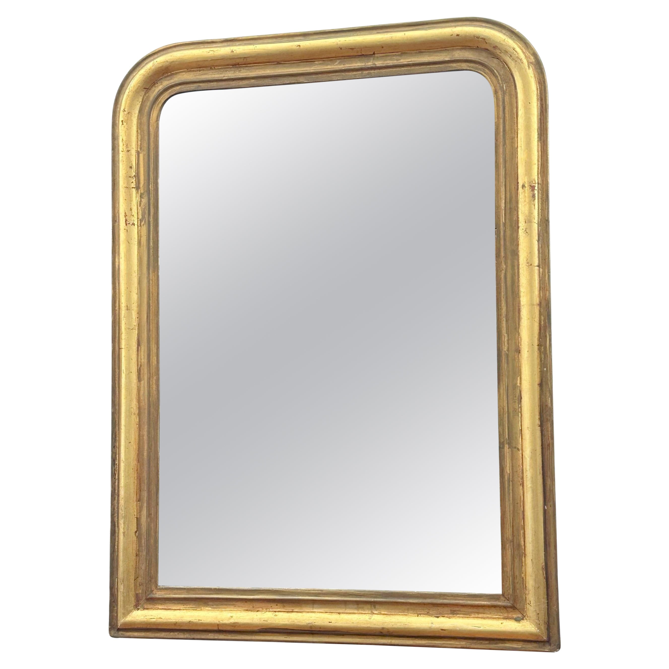 Louis Philippe Giltwood Mirror - Circa 1850 For Sale