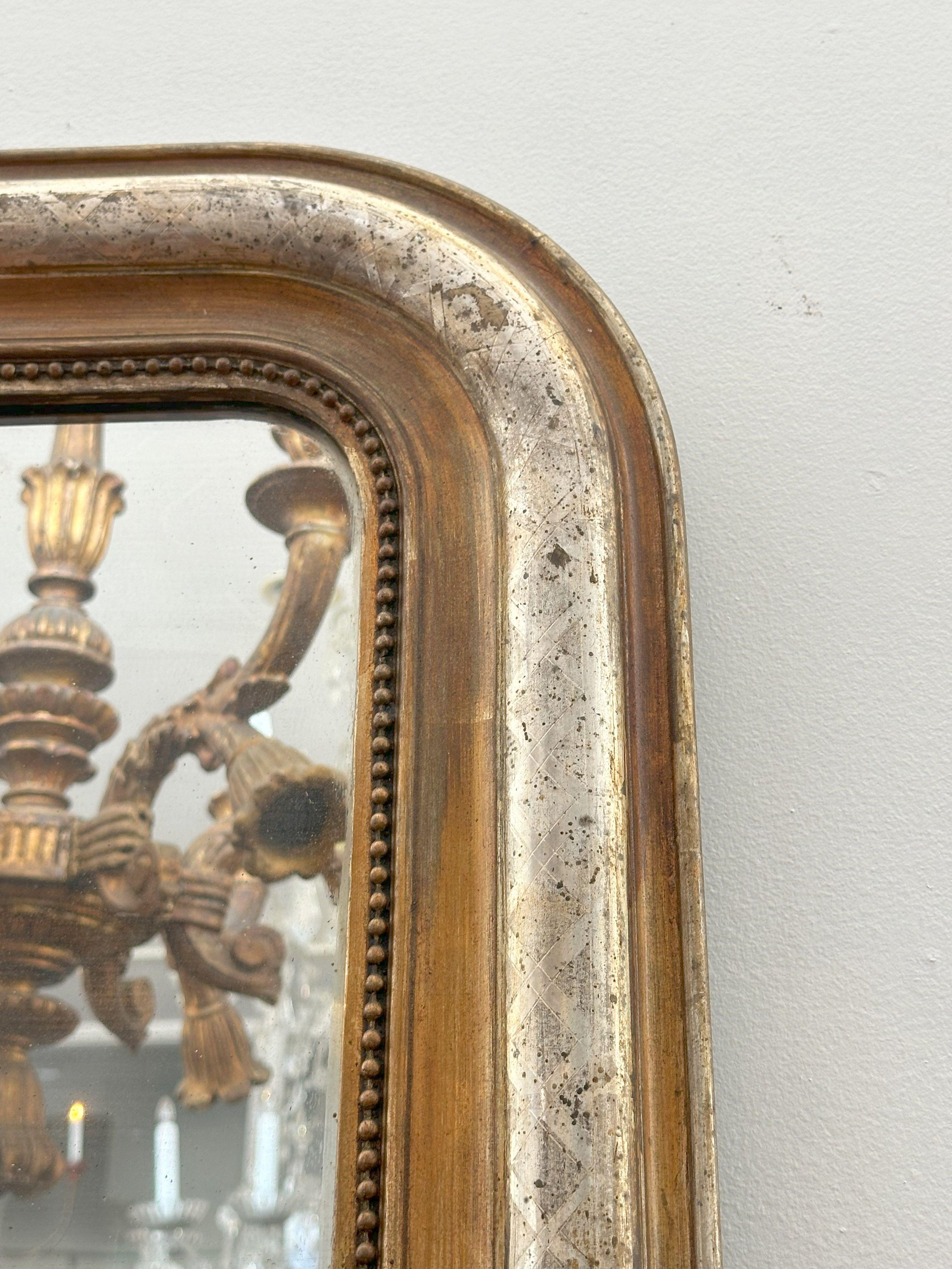 French Louis Philippe Giltwood Mirror