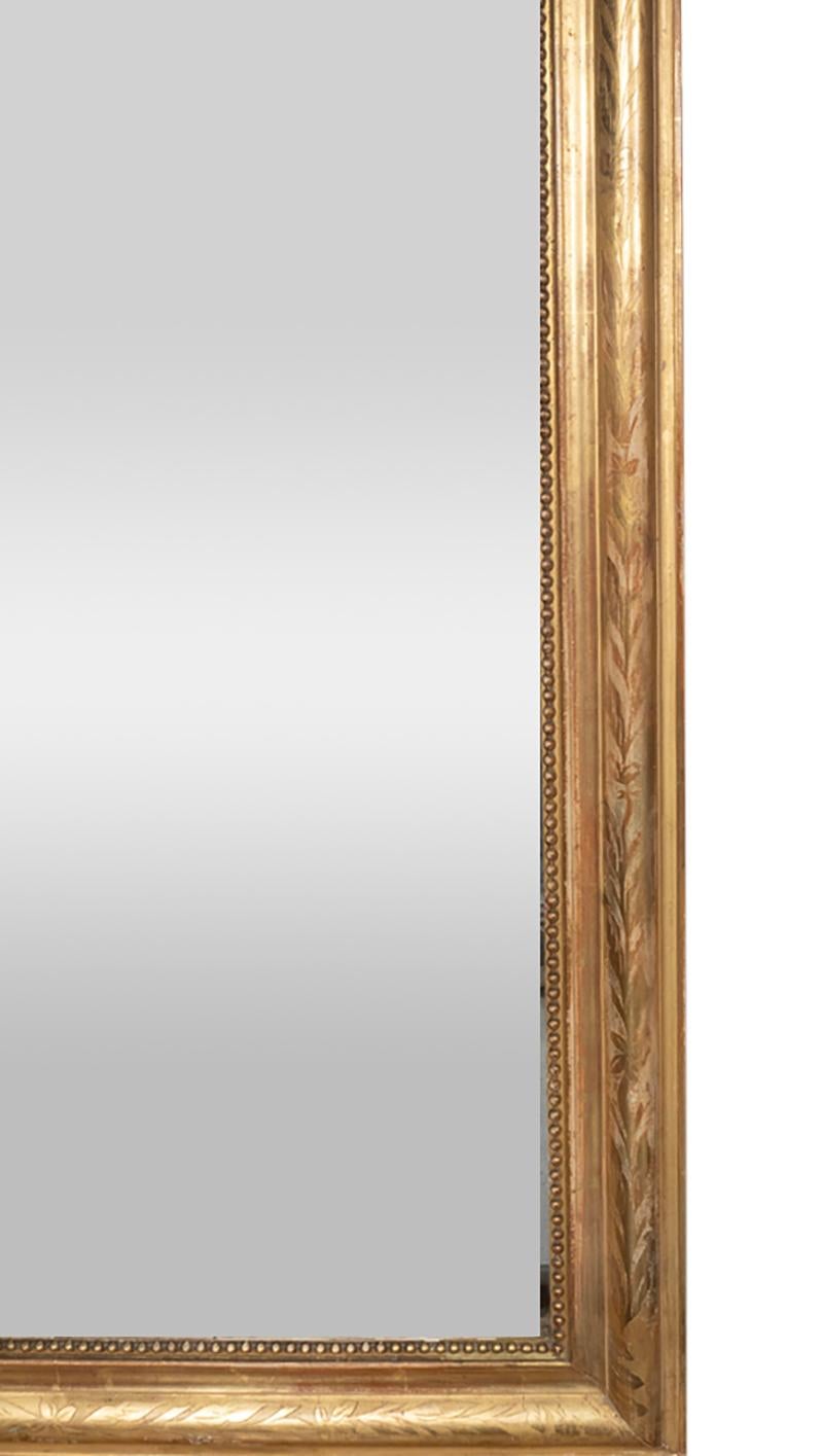 French Louis Philippe Giltwood Mirror