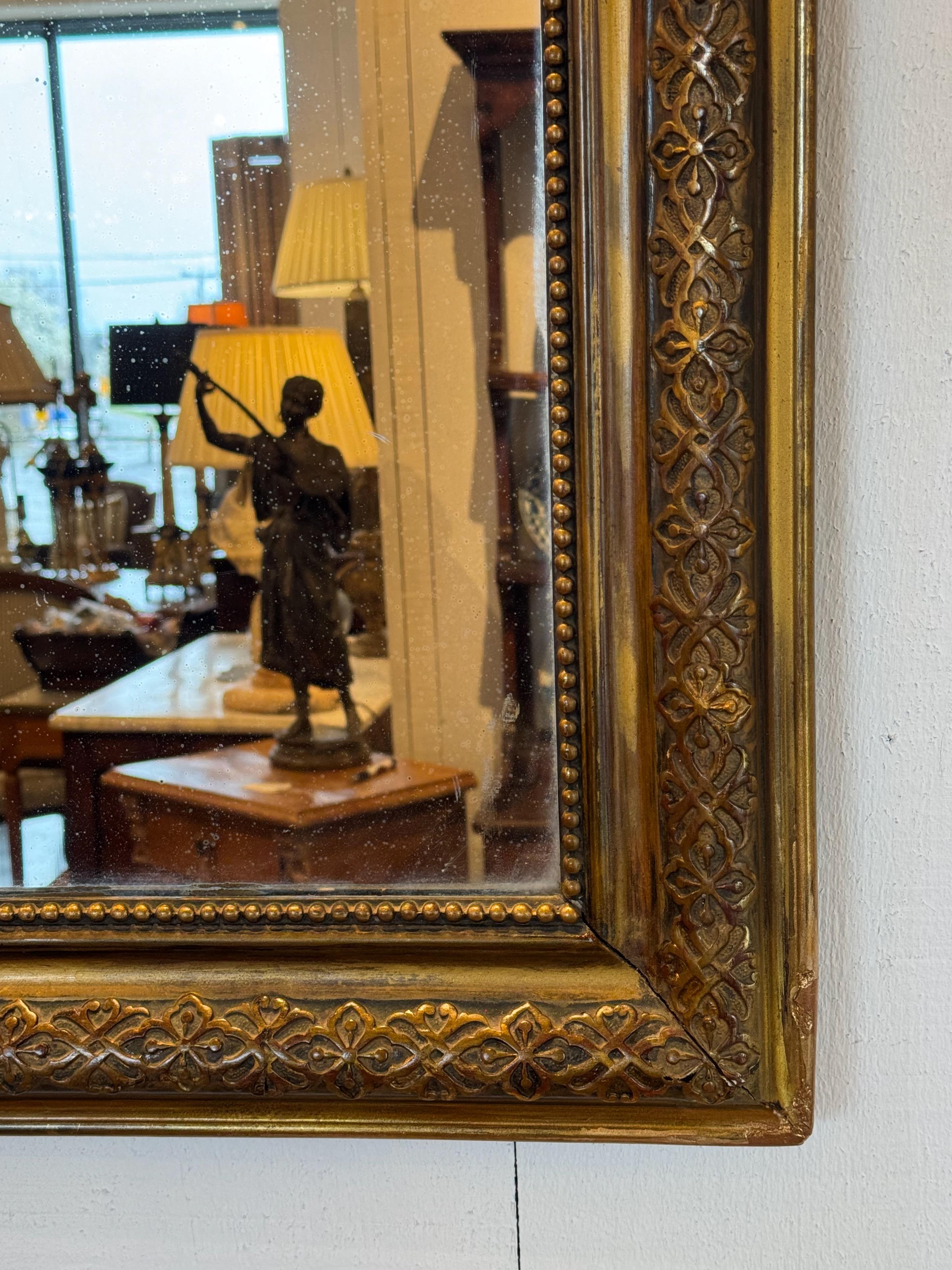 French Louis Philippe Giltwood Mirror