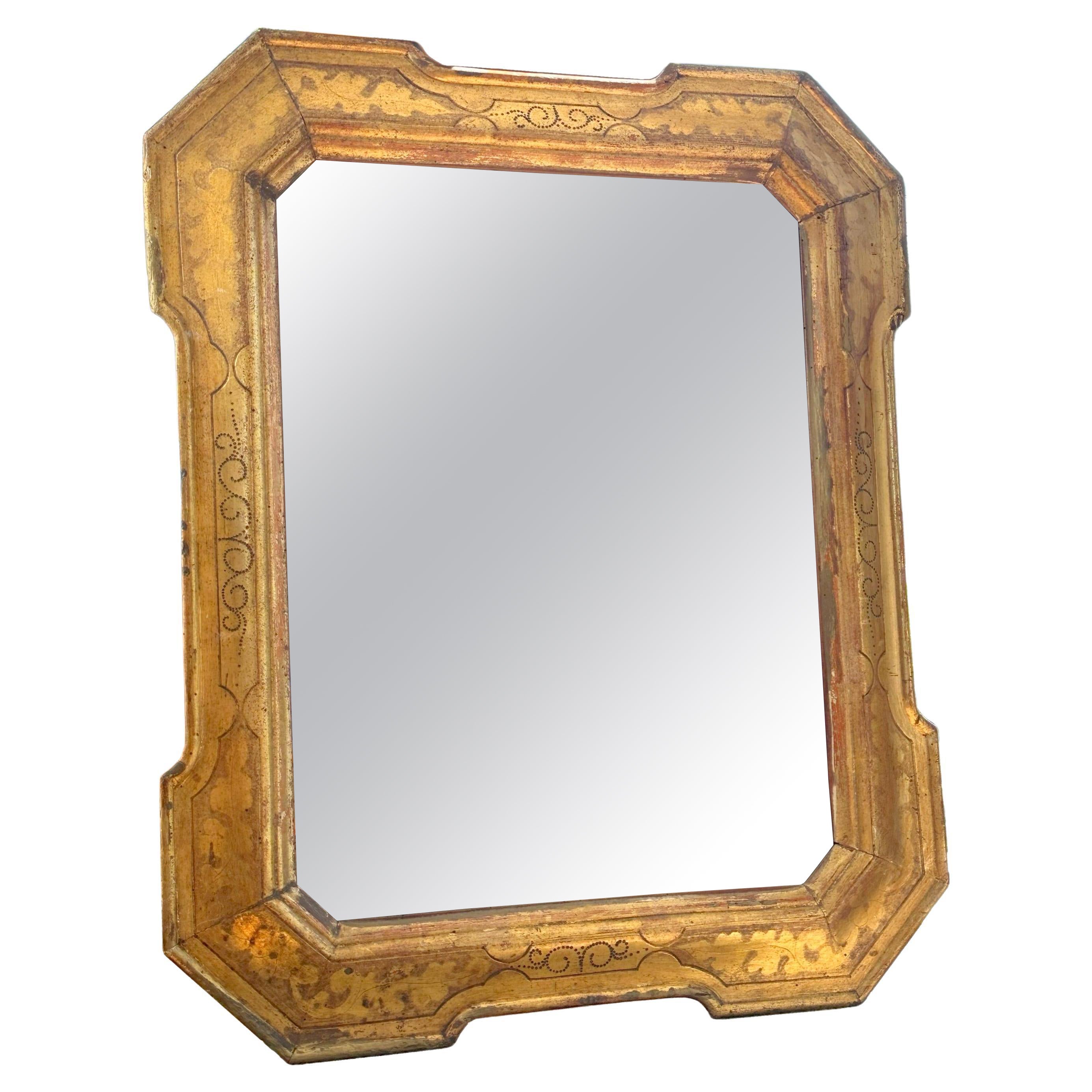 Louis Philippe Giltwood Mirror For Sale