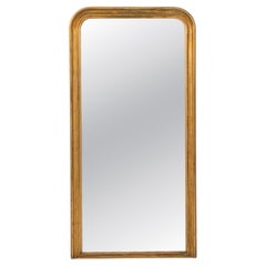 Specchio in legno dorato Louis Philippe