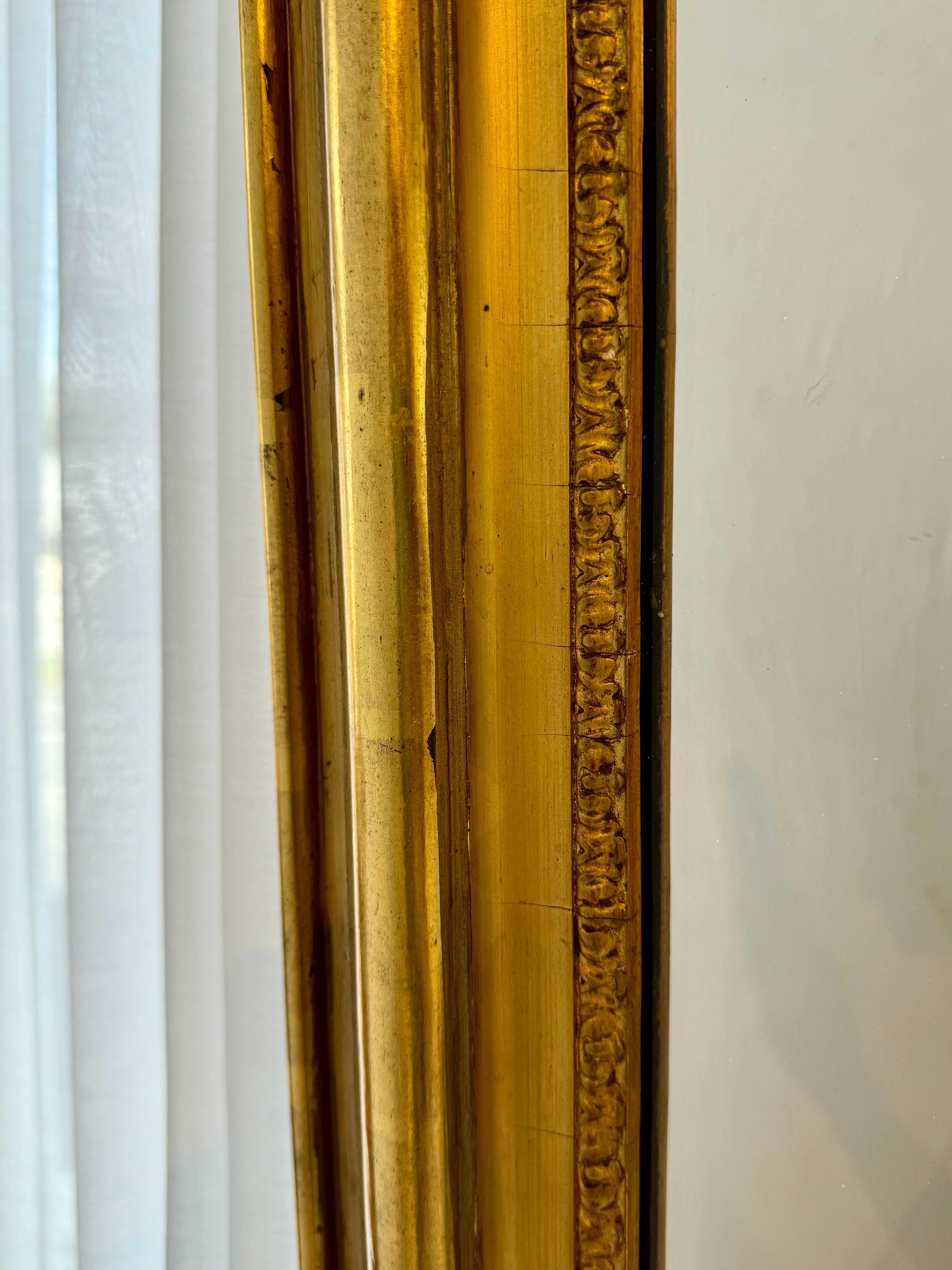 Louis Philippe Giltwood Wall Mirror, 19th Century 1