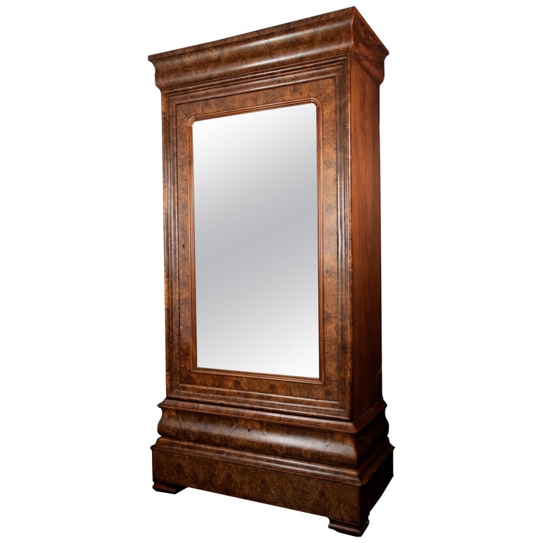 Louis-Philippe Glass Door Cabinet, circa 1830 For Sale