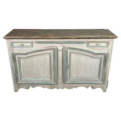 Louis Philippe Hunting Buffet with Faux Marble Top
