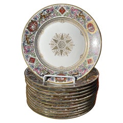 Louis-Philippe Hunting Service Dinner Plates
