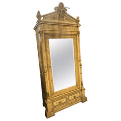 Louis Philippe Lacquered Wood Sicilian Noble Wardrobe