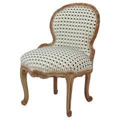 Louis Philippe Limed Mahogany Fireside Chair
