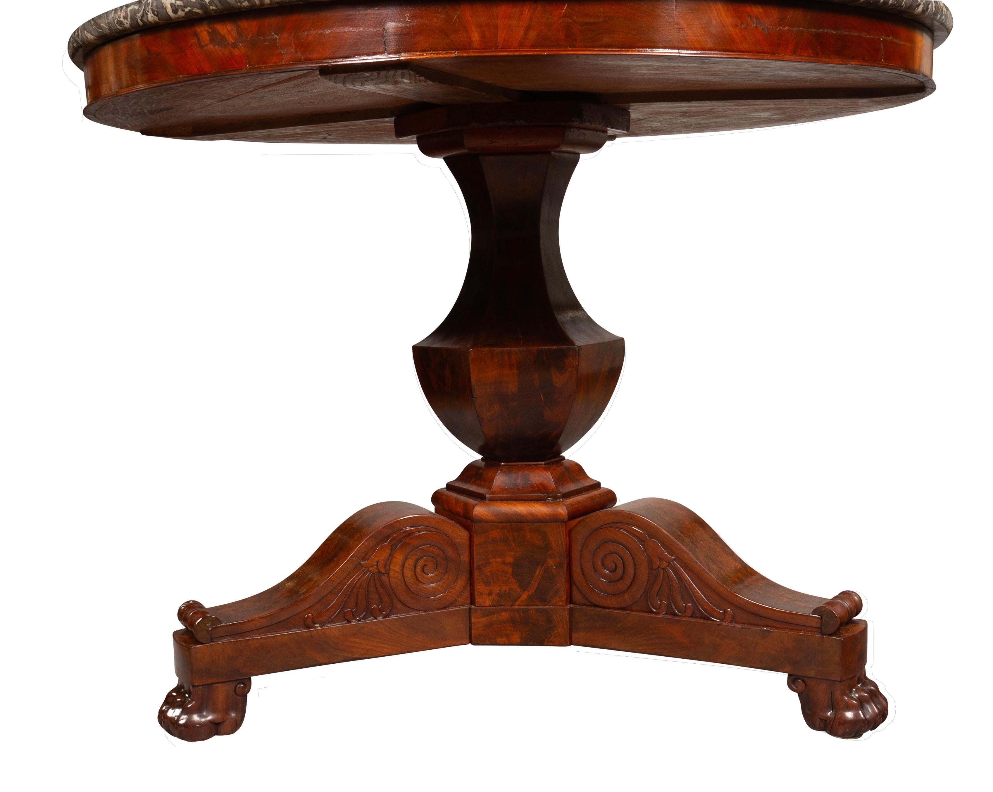 Louis Philippe Mahogany Center table For Sale 2