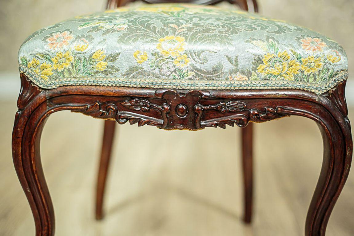 Upholstery Louis Philippe Mahogany Chairs, circa 1860